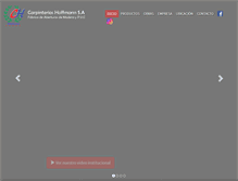 Tablet Screenshot of carpinteriashoffmannsa.com
